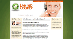 Desktop Screenshot of livehelpoperator.com